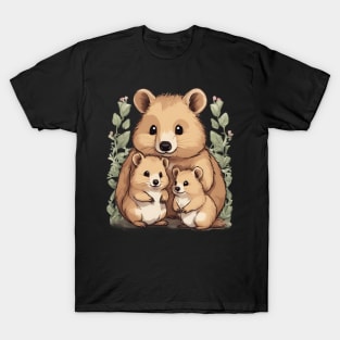 Quokka Happy Family T-Shirt